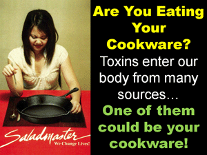 Are you eating your cookware?